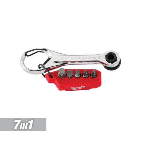 Milwaukee 48-22-2950 7-in-1 Multi-Bit Mini Ratchet