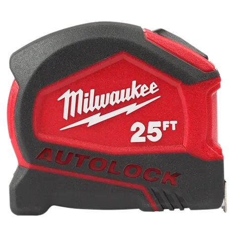 Milwaukee 48-22-6825 25ft Compact Auto-Lock Tape Measure