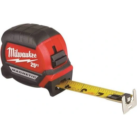 Milwaukee 48-22-7125 Magnetic Tape Measure 25 ft x 1.83 Inch
