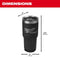 Milwaukee 48-22-8393B PACKOUT™ 30oz Tumbler - Black