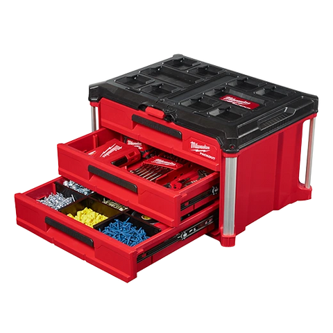 Milwaukee 48-22-8443 PACKOUT™ 3-Drawer Tool Box
