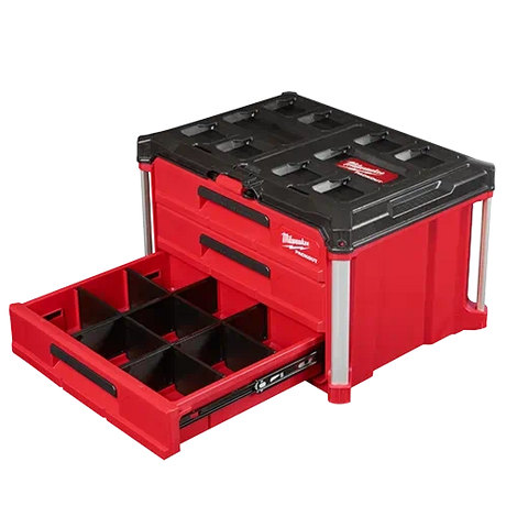 Milwaukee 48-22-8443 PACKOUT™ 3-Drawer Tool Box