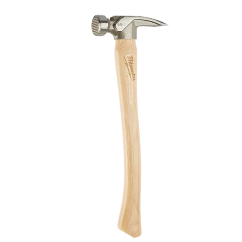 Milwaukee 48-22-9419 19oz Milled Face Hickory Handle Framing Hammer