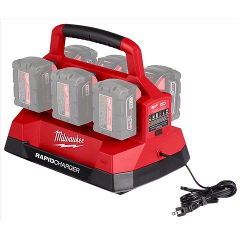 Milwaukee 48-59-1809 M18™ PACKOUT Six Bay Rapid Charger