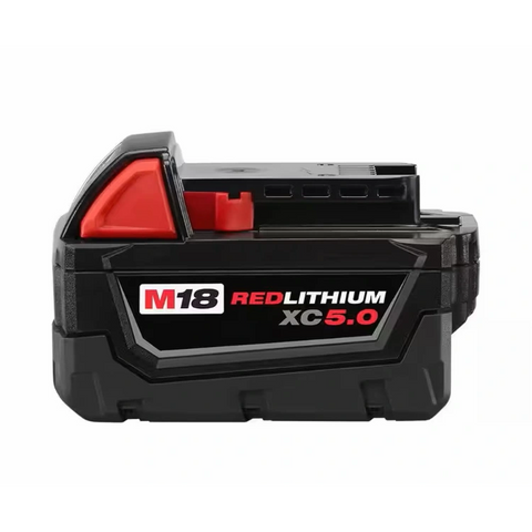 Milwaukee 48-59-1852B M18 REDLITHIUM Starter Kit 2 XC 5.0 Ah Battery Packs And Multi-Voltage Charger