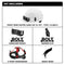 Milwaukee 48-73-1200 BOLT™ White Front Brim Vented Hard Hat w/4pt Ratcheting Suspension (USA) - Type 1, Class C
