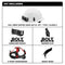 Milwaukee 48-73-1201 BOLT™ White Full Brim Vented Hard Hat w/4pt Ratcheting Suspension (USA) - Type 1, Class C