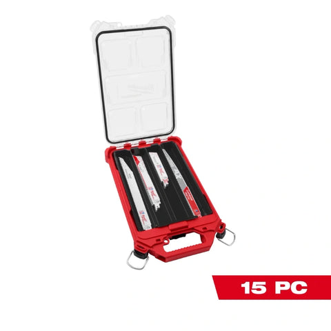 Milwaukee 49-22-5641 15PC SAWZALL® Blade PACKOUT™ Kit