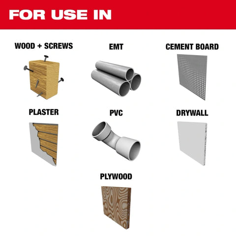 Milwaukee 49-25-1573 NITRUS™ Carbide Extreme Materials Universal Fit OPEN-LOK™ Multi-Tool Blade (3 PK)