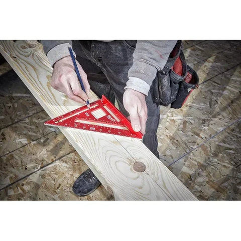 Milwaukee MLSQ070P Tool 7-inch Rafter Square and 4-1/2-inch Trim Square Set