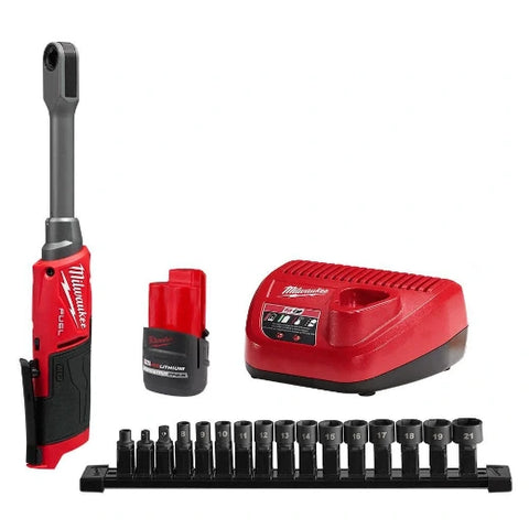 Milwaukee 3050-21 M12 FUEL™ INSIDER™ Extended Reach Box Ratchet Kit
