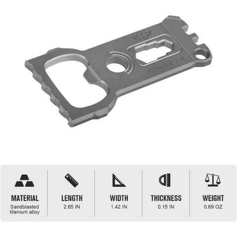 OKNIFE OTACLEJ1M Otacle J1M Titanium EDC Multi Tool