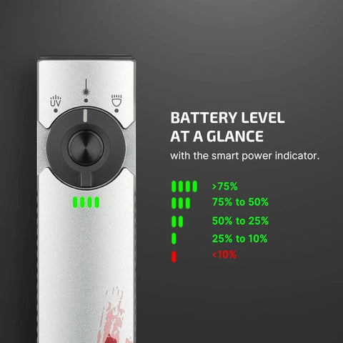 OLIGHT ARKFELDPRO3RSTARS Arkfeld Pro Flat EDC Flashlight with LED Light UV and Laser - Red (Copy)