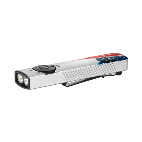 OLIGHT ARKFELDPRO3RSTARS Arkfeld Pro Flat EDC Flashlight with LED Light UV and Laser - Red (Copy)