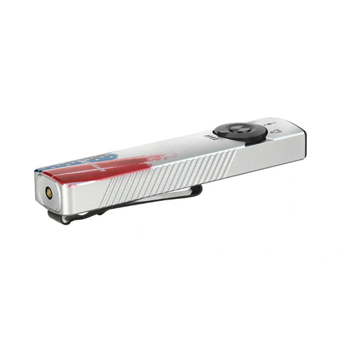 OLIGHT ARKFELDPRO3RSTARS Arkfeld Pro Flat EDC Flashlight with LED Light UV and Laser - Red (Copy)