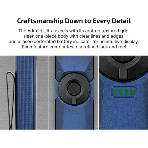 OLIGHT ARKFELDULTRA3RNBCW Arkfeld Ultra 3-in-1 EDC Flashlight with O-aluminum Material  Color-Navy Blue CW(5700K~6700K) 