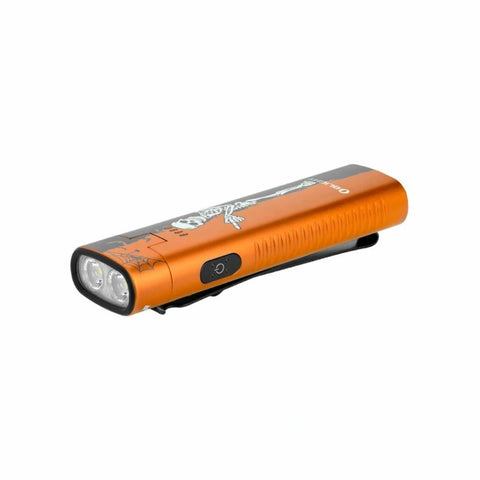 OLIGHT ARKFLEXOGSK Arkflex Adjustable Right Angle Flashlight - Orange Skeleton