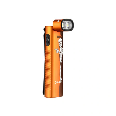 OLIGHT ARKFLEXOGSK Arkflex Adjustable Right Angle Flashlight - Orange Skeleton
