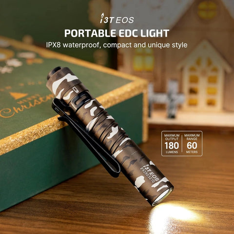 OLIGHT I3TSD i3T EOS Small Flashlight - SHadow Dune