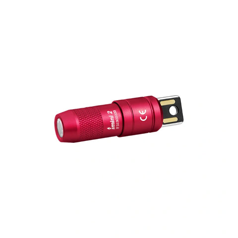 OLIGHT IMINI2PR imini 2 Rechargeable Mini Flashlight - Passionate Red