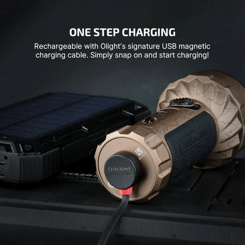 OLIGHT MARAUDERMINIT Marauder Mini Powerful LED Flashlight With RGB - Desert Terrain