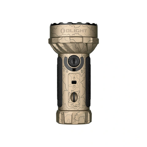 OLIGHT MARAUDERMINIT Marauder Mini Powerful LED Flashlight With RGB - Desert Terrain