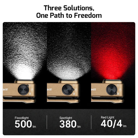 OLIGHT OCLIPPROAS Oclip Pro Clip on Flashlight with Floodlight - Ancient Script