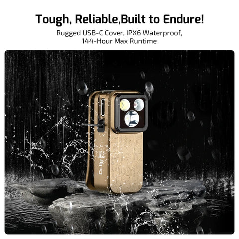 OLIGHT OCLIPPROAS Oclip Pro Clip on Flashlight with Floodlight - Ancient Script