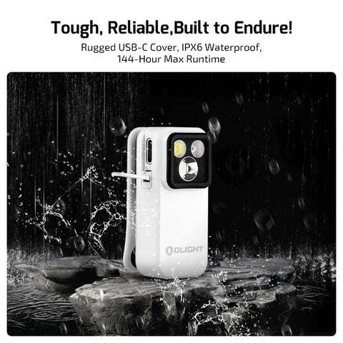 OLIGHT OCLIPPROWH Oclip Pro Clip on Flashlight with Floodlight - White