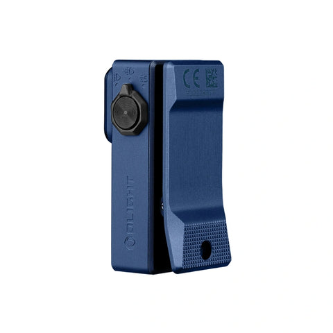 OLIGHT OCLIPULTRANVBU Oclip Ultra Clip-On EDC Light with Flood, Spot, and UV Modes - Navy Blue