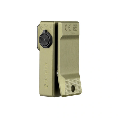 OLIGHT OCLIPULTRAOAL Oclip Ultra Clip-On EDC Light with Flood, Spot, and UV Modes - Olive Green