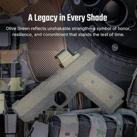 OLIGHT OSIGHTSRDDOTOG Osight S 2 MOA Dot & 32 MOA Circle with OAL Material - Olive Green