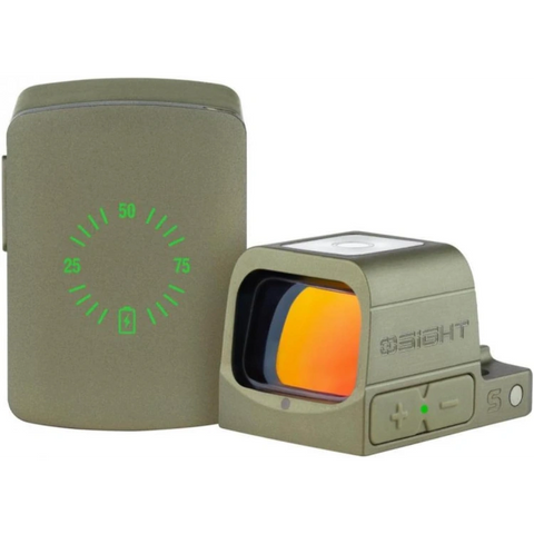 OLIGHT OSIGHTSRDDOTOG Osight S 2 MOA Dot & 32 MOA Circle with OAL Material - Olive Green