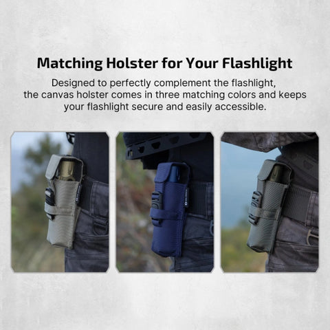 OLIGHT WARRIORULTRASG Warrior Ultra 2500 Lumens Tactical Flashlight with OAL Material - Stealth Grey