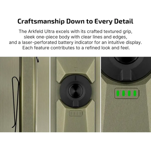 OLIGHT ARKFELDULTRAOLG Arkfeld Ultra 3-in-1 EDC Flashlight with O-aluminum Material - Olive Green