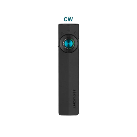 OLIGHT ARKPROMB ArkPro Series – Flat Unibody EDC Flashlight with Multi-Light Sources - Matte Black CW
