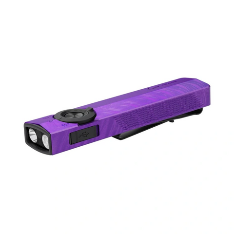 OLIGHT ARKPRONV ArkPro Series – Flat Unibody EDC Flashlight with Multi-Light Sources - Nebula Violet CW