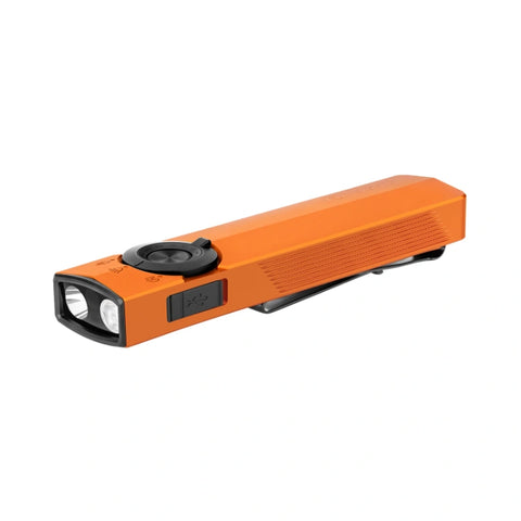 OLIGHT ARKPROO ArkPro Series – Flat Unibody EDC Flashlight with Multi-Light Sources - Orange CW