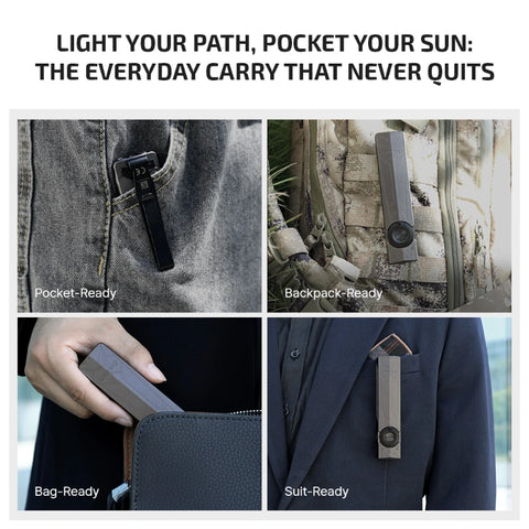 OLIGHT ARKPROPS ArkPro Series – Flat Unibody EDC Flashlight with Multi-Light Sources - Phantom Squadron