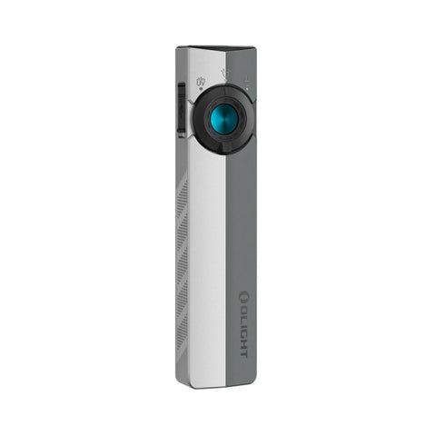 OLIGHT ARKPROSG ArkPro Series – Flat Unibody EDC Flashlight with Multi-Light Sources - Silver Graphite CW