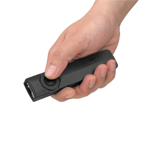 OLIGHT ArkPro Ultra – Flat Unibody EDC Flashlight with Multi-Light Sources - Onyx Black CW