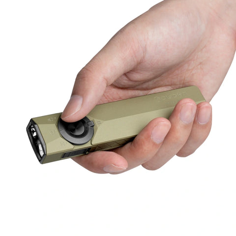 OLIGHT ArkPro Ultra – Flat Unibody EDC Flashlight with Multi-Light Sources - Olive Green