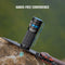 OLIGHT BATON4KITBK Baton 4 Powerful EDC Flashlight 1300 Lumens - Black - Premium (With Charging Case)