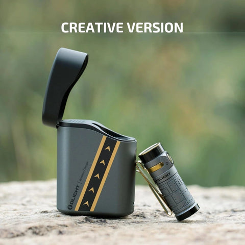 OLIGHT BATON4KITFTPL Baton 4 Powerful EDC Flashlight 1300 Lumens - Fighter Pilot-Premium