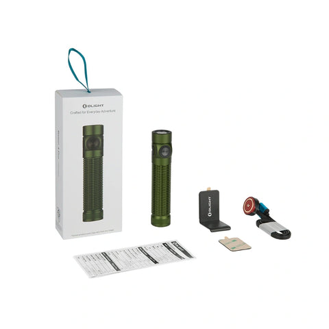 OLIGHT Baton 4 Pro Dual Switch High Lumen Compact EDC Flashlight - OD Green CW