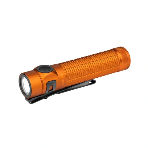 OLIGHT Baton 4 Pro Dual Switch High Lumen Compact EDC Flashlight - Orange CW