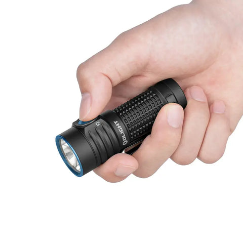 OLIGHT BATONTURBOBKRGL Baton Turbo Compact EDC Flashlight with 510m Long-Range Beam - Black