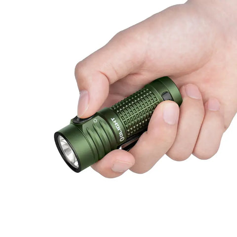 OLIGHT BATONTURBOODGRGL Baton Turbo Compact EDC Flashlight with 510m Long-Range Beam - OD Green
