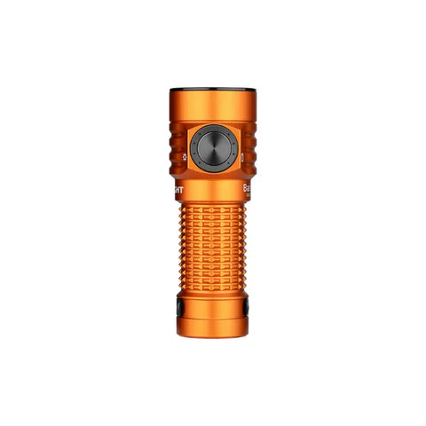 OLIGHT BATONTURBOOGCW Baton Turbo Compact EDC Flashlight with 510m Long-Range Beam - Orange