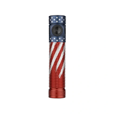 OLIGHT Baton 4 Pro Dual Switch High Lumen Compact EDC Flashlight - Stars & Stripes Edition